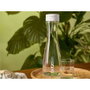 Laica GlaSSmart Botella Filtrante de Vidrio de 1 l Blanca